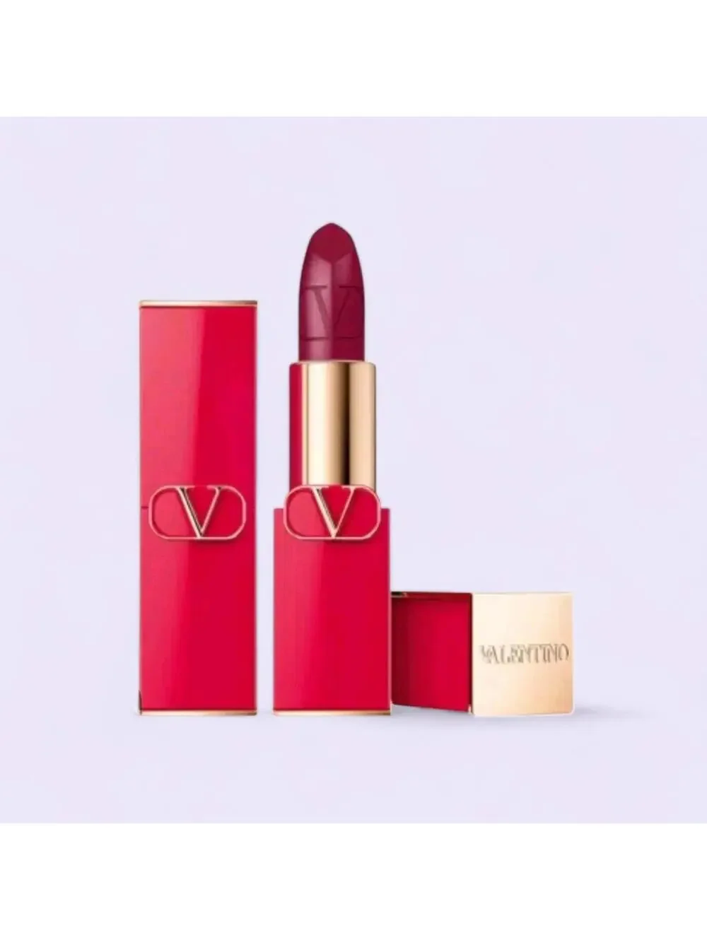 Valentino Satin Lip Color - Fearless Violet - Refillable - Picture 1 of 1